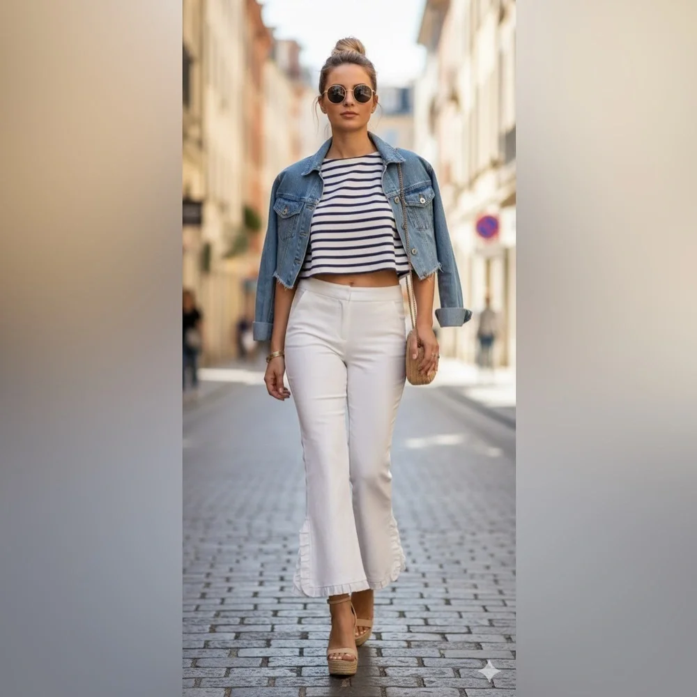 Trina turk cropped pants size S - Picture 1 of 6